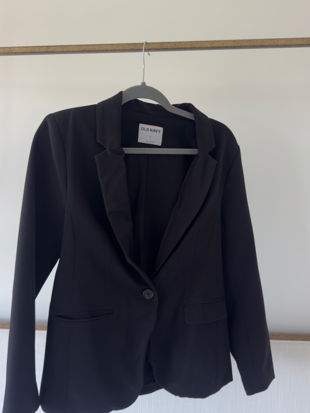 Old Navy Black Single-Button Women's Blazer